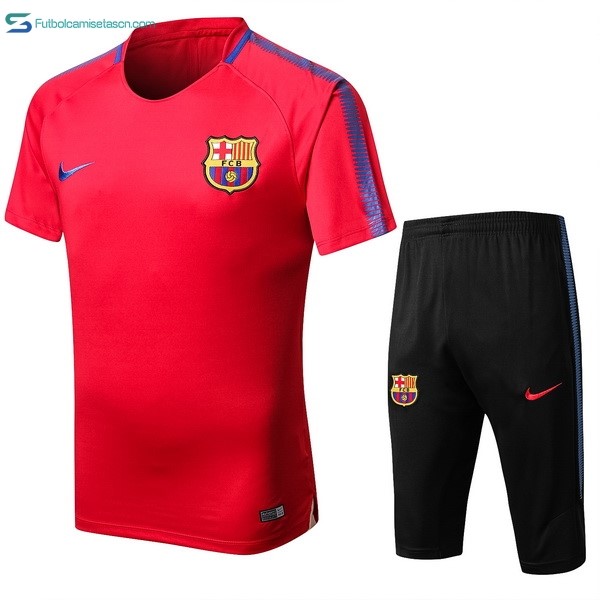 Entrenamiento Conjunto Completo Barcelona 2017/18 Rojo